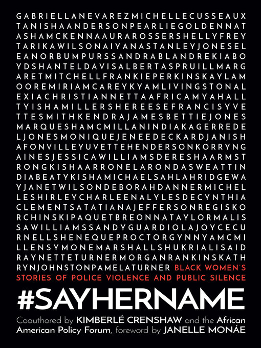 Title details for #SayHerName by Kimberlé Crenshaw - Available